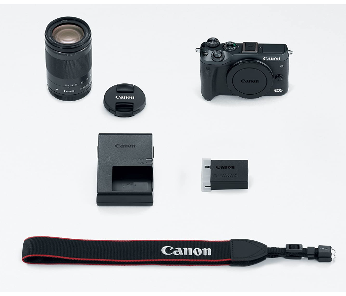 Canon EOS M6 MKII 15-45 DSLR Camera - Black - Zoom Image 3