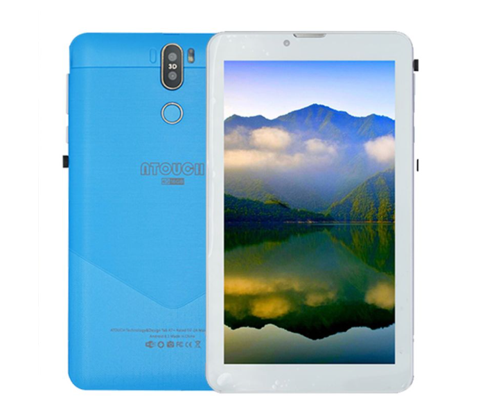 Atouch A7 Plus 7 Inch 1GB RAM 16GB WiFi 4G Android Tablet- Blue - Zoom Image 1