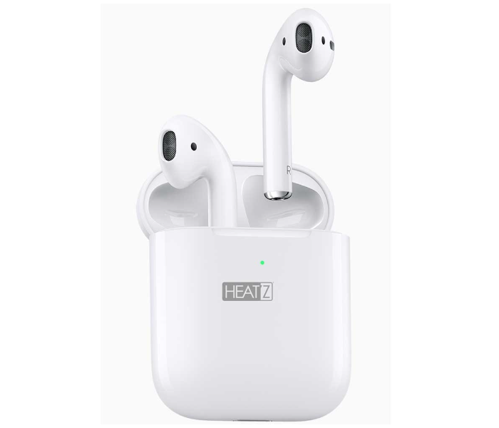 Heatz ZB90 Wireless Bluetooth 5.0 Headset With Charging Case - White - Zoom Image 1