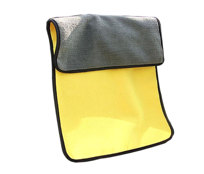 Absorbent Car Wash Towel for Cleaning and Drying - Yellow - Zoom Image