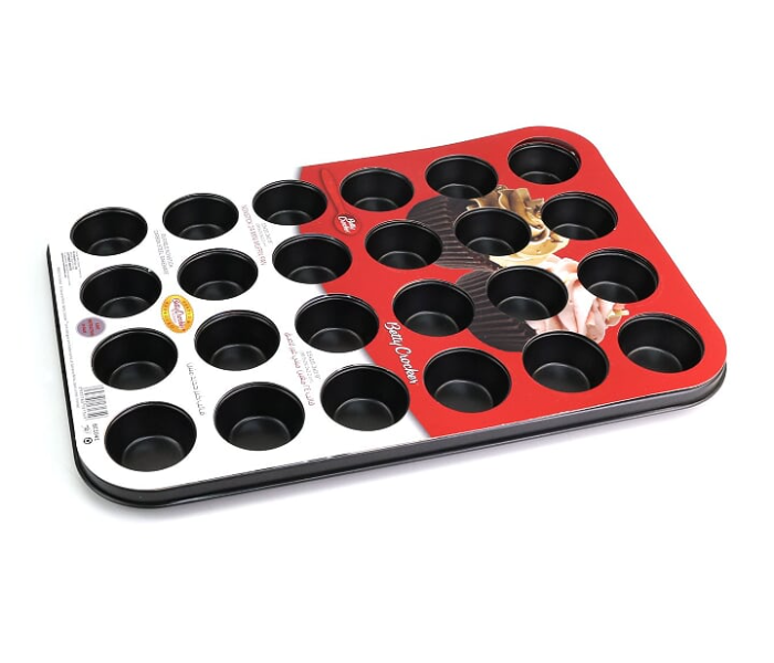 Betty 38.5 x 26.3cm Crocker Mini Cupcake Pan - Black - Zoom Image