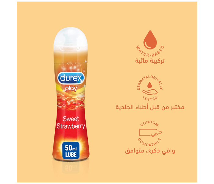 Durex 50ml Play Sweet Strawberry Lube Gel - Zoom Image 2