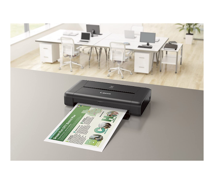 Canon Ip110 Pixma Printer With Battery - Black - Zoom Image 4