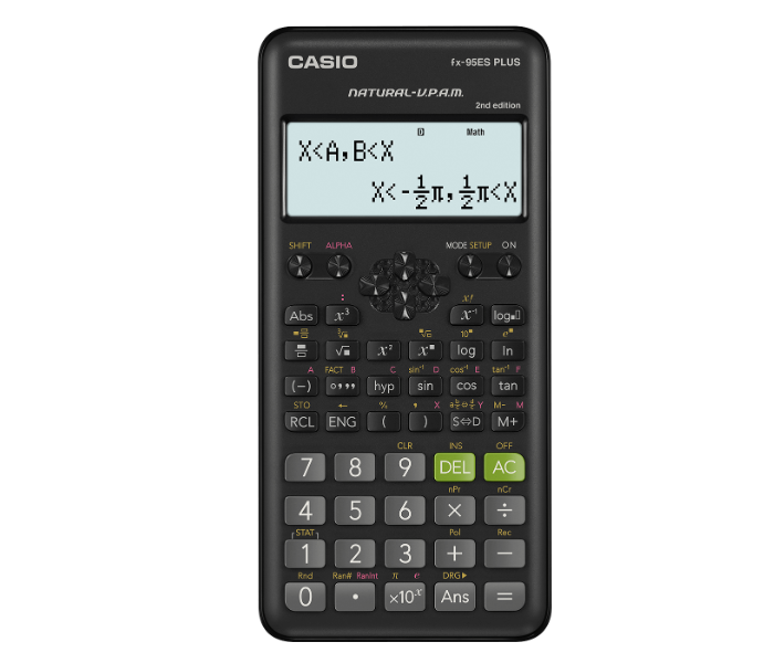 Casio FX-95ESPLUS 2nd Edition Natural Display Non Programmable Scientific Calculator - Black - Zoom Image