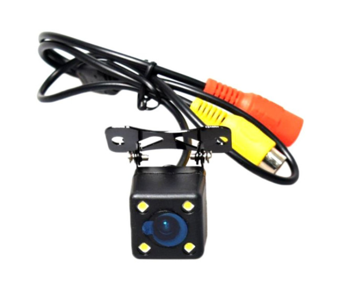 Car IR Light Rear View Backup Camer with RC Video Extension Cable - Black - Zoom Image