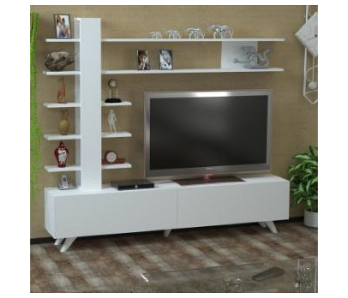 Aleyna TV Table - White - Zoom Image 2