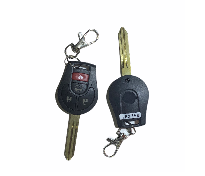 3XR Keyless Entry System With 2 Remotes Compatible With All Nissan 4 BTN Cars - Zoom Image 1