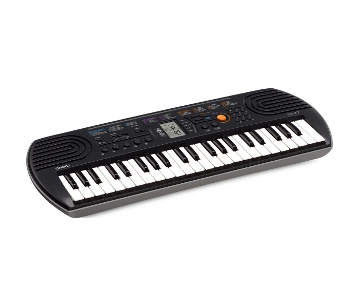 Casio SA-77 44 Keys Mini Keyboard - Black and White - Zoom Image