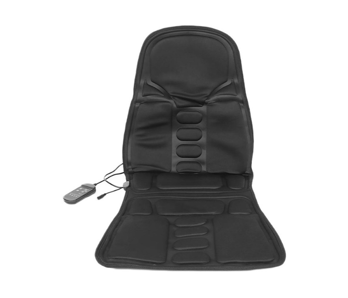 Heated Seat Cushion Car Massage Pad - Black - Zoom Image