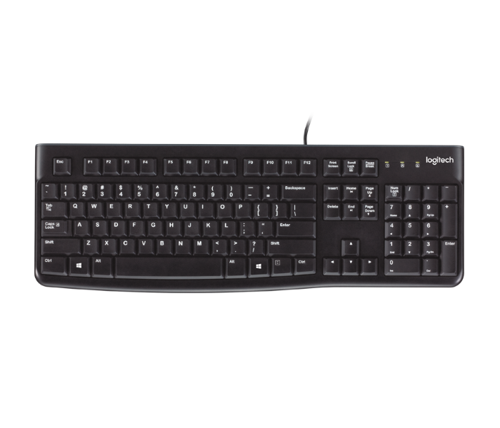 Logitech K120 Keyboard - Black - Zoom Image 1