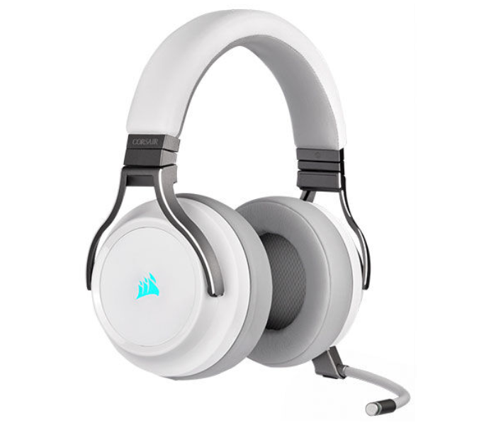 Corsair Virtuoso RGB Wireless High-Fidelity 7.1 Surround Sound Gaming Headset - White - Zoom Image 4