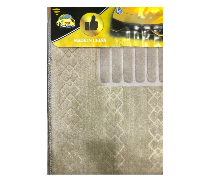 3XR 2 Piece Car Mat For Pickups And Sedan Cars - Beige - Zoom Image 2