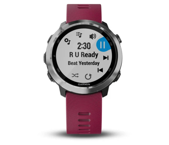 Garmin 010-01863-31 Forerunner 645 Music with Cherry Coloured Band - Zoom Image 4