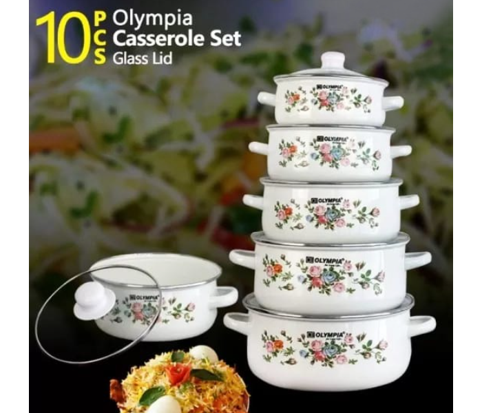 10pcs Olympia Casserole Set Olympia OE-003 - Zoom Image 1