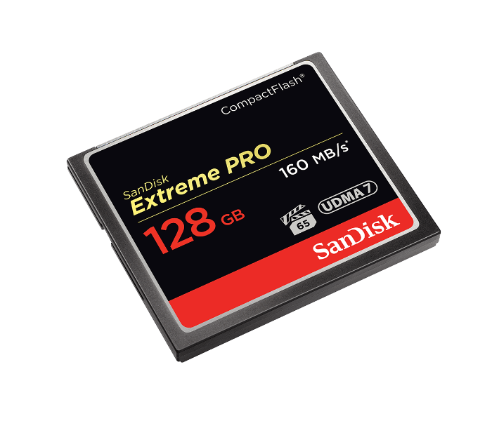 Sandisk SDCFXPS-128G-X46 Extreme Pro 128GB Compact Flash 160MB/s Memory Card - Zoom Image 3