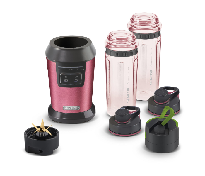 Sencor SBL 7170GG 0.6l 800 Watts Automatic Smoothie Maker - Pink - Zoom Image 2