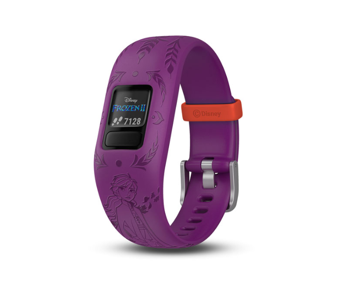 Garmin 010-01909-19 Vivofit Jr2 Adjustable Disney Frozen 2 Activity Tracker For Kids - Purple - Zoom Image 4