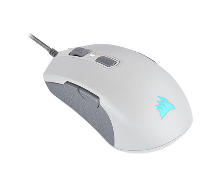 Corsair M55 RGB PRO Ambidextrous Multi-Grip Gaming Mouse - White - Zoom Image 2