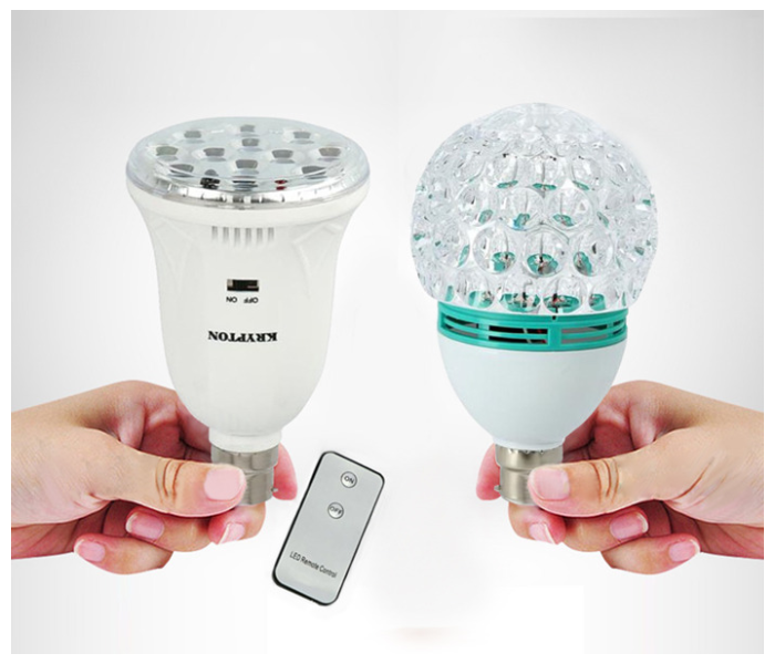 Krypton KNESL5364 3X1W RGB Rotating Disco Led Bulb Image