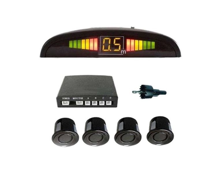 Parking Sensor System with Display - Black - Zoom Image