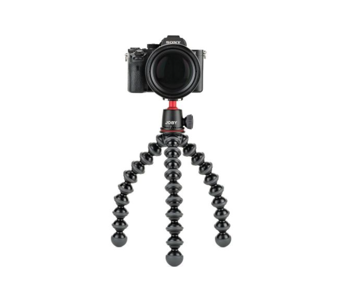 Joby JB01507 GorillaPod 3K Lightweight Professional Tripod for DSLR and Mirrorless Cameras Without Header - Black and Red - Zoom Image 3