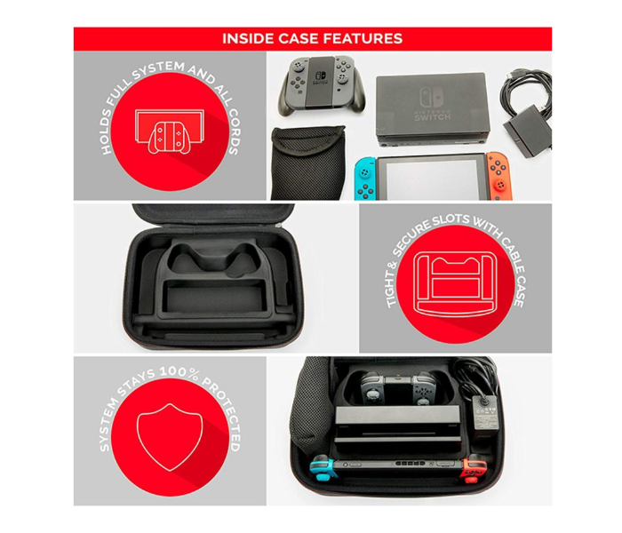 Game Traveller Deluxe System Case for Nintendo Switch - Black - Zoom Image 3