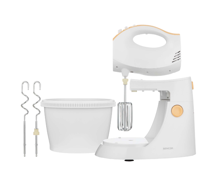 Sencor SHM5330 Hand Mixer with Rotating Bowl - White - Zoom Image 2