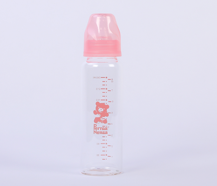 Permanenza PRHML 240ml Standard Neck Glass Bottle - Pink - Zoom Image