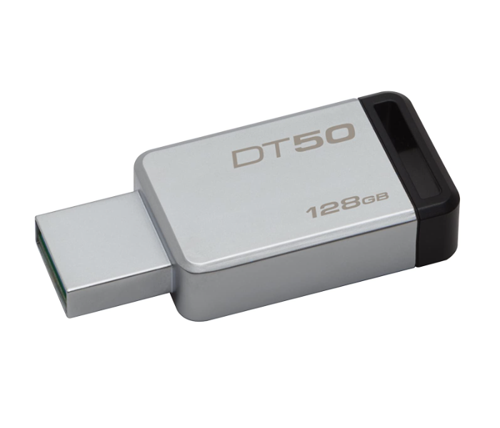 Kingston DT50128GB 128GB USB 3.0 DataTraveler 50 - Metal Black - Zoom Image 2