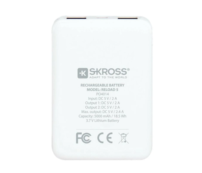 Skross 1400120 Reload 5 Power Bank - White - Zoom Image 3