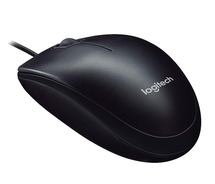 Logitech M90 1000 Dpi Optical Tracking Wired USB Mouse - Black - Zoom Image 2