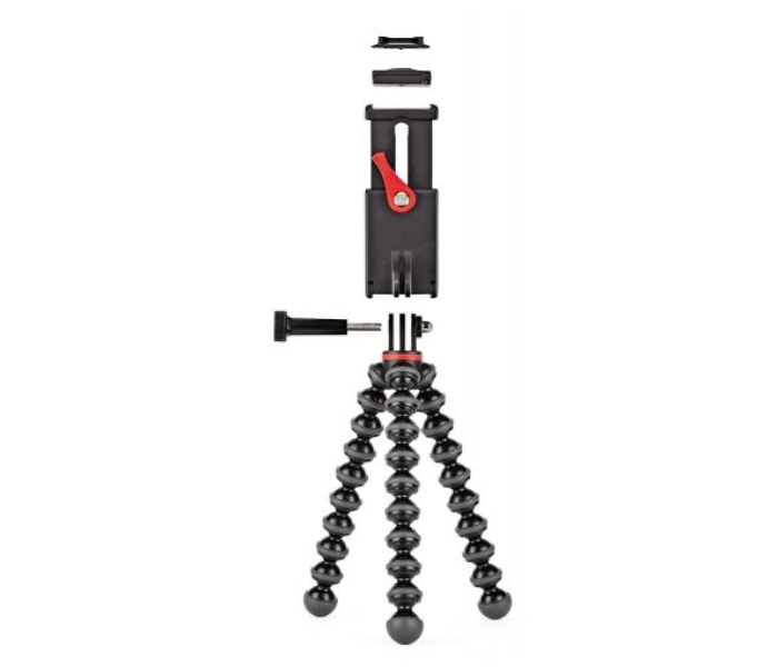 Joby JB01515-BWW GripTight Action Kit For Smartphones And Action Cameras – Black and Red - Zoom Image 3