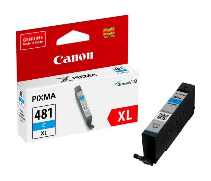 Canon CLI-481XL High Yield Ink Cartridge - Cyan - Zoom Image