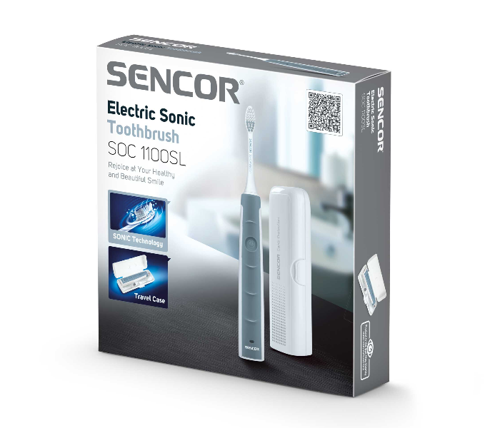 Sencor SOC 1100SL Electric Sonic Toothbrush - Grey - Zoom Image 5