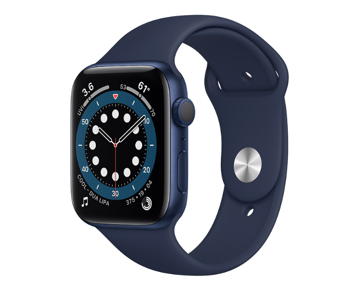 Apple Watch Series 6 M00J3 GPS 44mm Blue Aluminium Case with Deep Navy Sport Band - Zoom Image 1