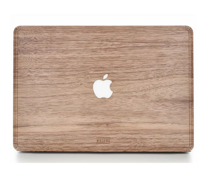 WoodWe Macbook Skin Cover Wood Veneer for MacBook Pro 13 with Thunderbolt - Walnut - Zoom Image 1