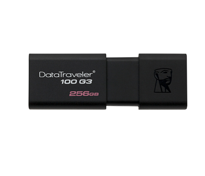 Kingston DT100G3 DataTraveler 100 G3 USB Flash Drive - Black - Zoom Image 1