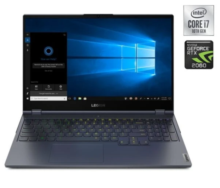 Lenovo Legion 81YU004EAX 16GB RAM 1TB SSD 15.6 Inch Intel Core i7 6GB NVIDIA GeForce RTX 2060 Graphics Windows 10 Home - Grey - Zoom Image 1