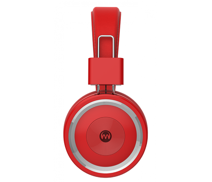 Microdigit MD331T Premium Wireless Stereo Headphone - Red - Zoom Image 3