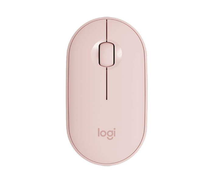 Logitech Pebble M350 Wireless Mouse with Bluetooth or USB - Rose - Zoom Image 3