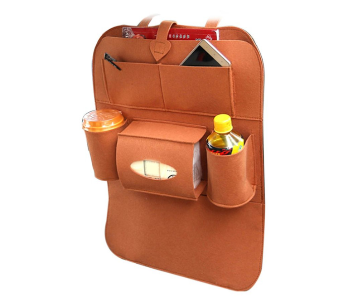 AGC Auto Car Backseat Organizer - Brown - Zoom Image