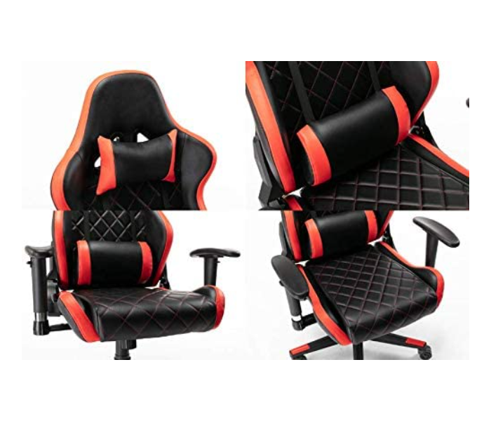 Tokio Durable Metal Frame Gaming Chair - Red - Zoom Image 2