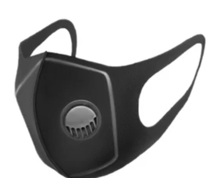 Tasaheel 3D Face Mask With Filter 1 Pc - Black - Zoom Image 1