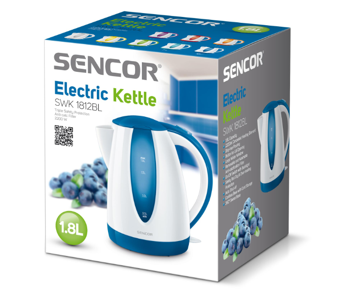 Sencor SWK 1812BL 1.8 Litres Electric Kettle - Dark Blue - Zoom Image 2