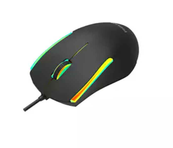 Philips SPK9314 USB Wired Gaming Mouse with 7-way Ambiglow Lighting and Optical Sensor - Black - Zoom Image 1