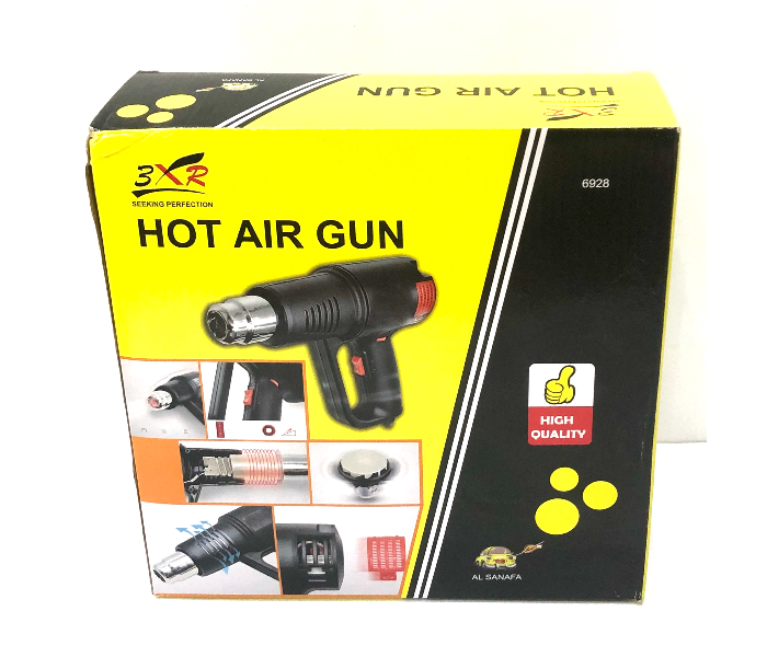 3XR 200 Watts Hot Air Blower - Black - Zoom Image 3