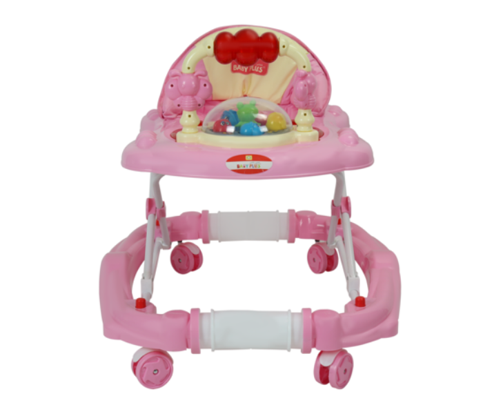 Baby Plus BP6004W Baby Walker - Pink - Zoom Image 1