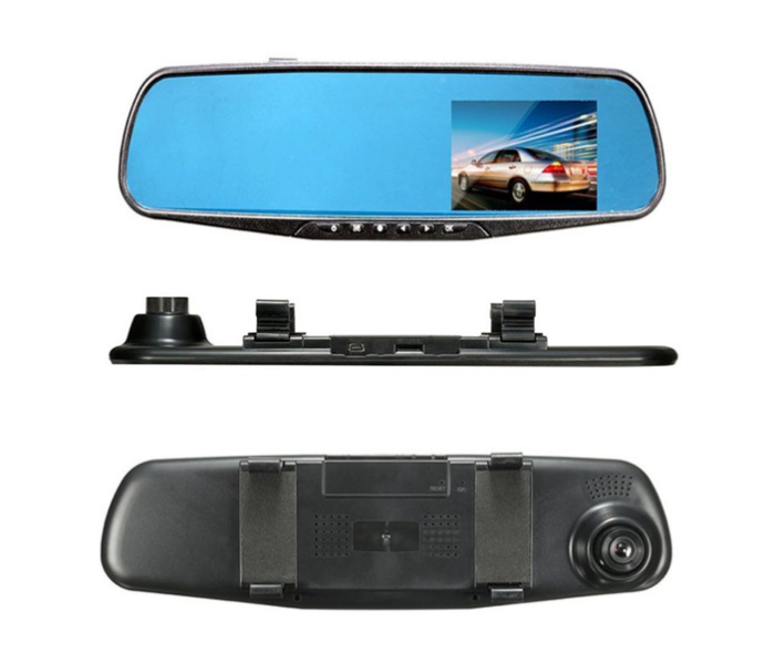 Tobys 1080P Dash Cam Wide Angle Rearview Mirror Car Camera Video Recorder With G-Sensor - Zoom Image