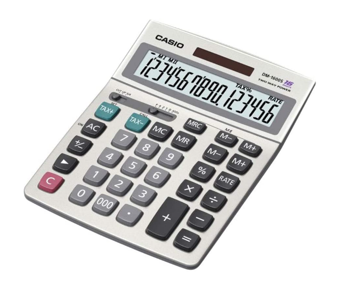 Casio DM-1600B 16 Digit Calculators for Business Desk - Zoom Image