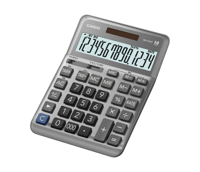 Casio Dm-1400F 14 Digit Calculator - Zoom Image